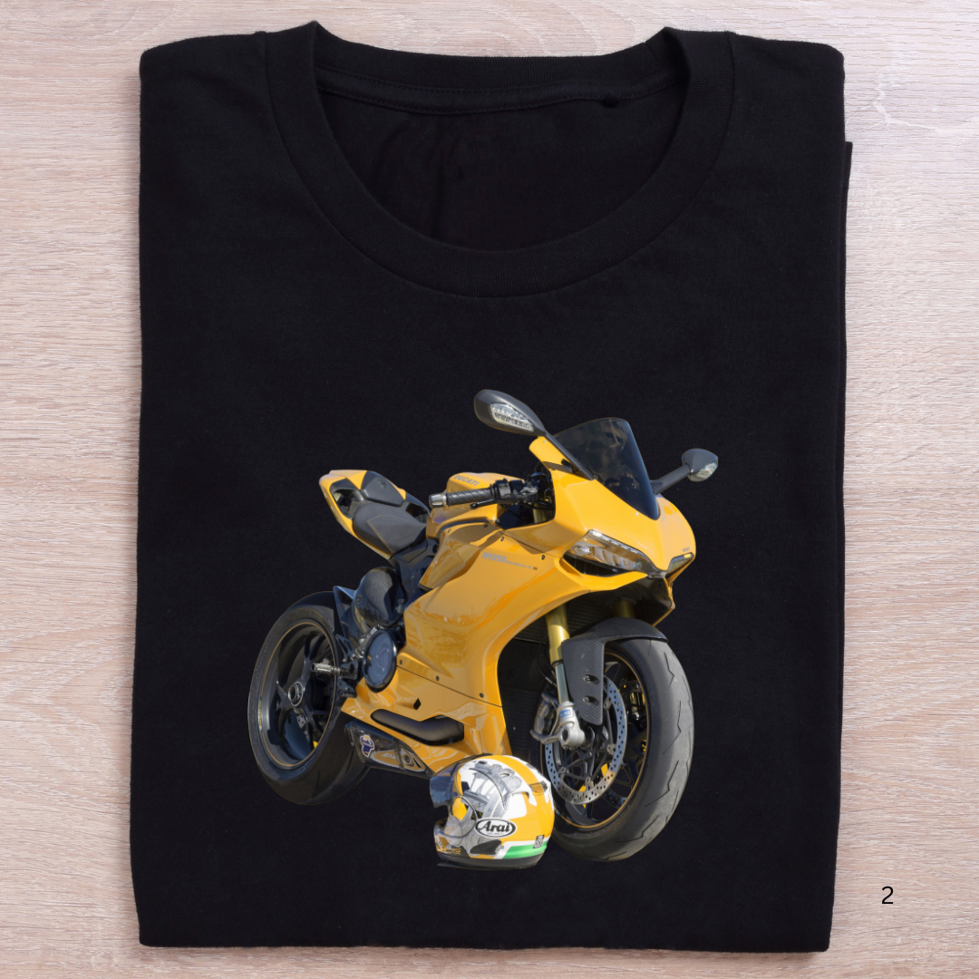 Yellow Ducati