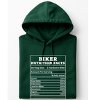 Biker Nutrition Facts - Hoodie