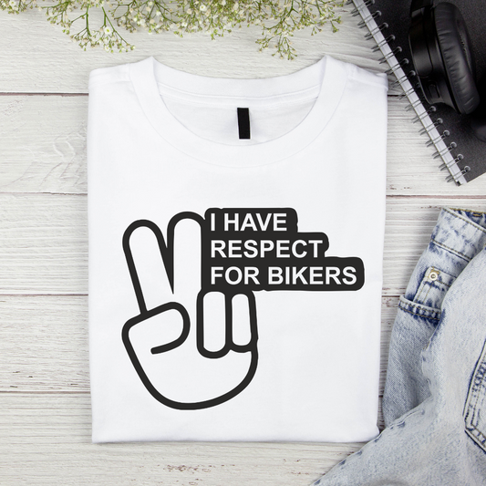 Respect Biker V sign