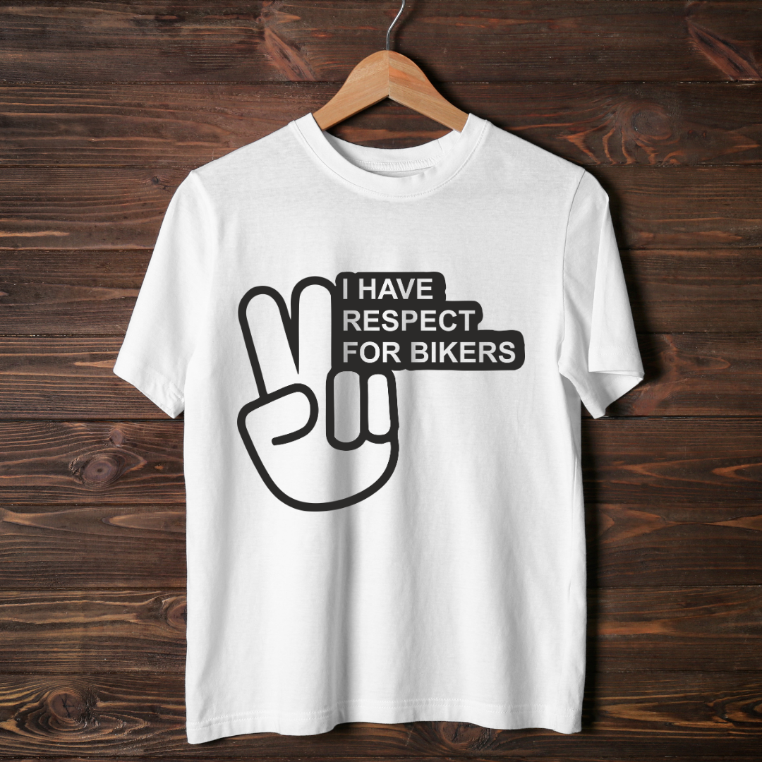 Respect Biker V sign